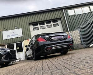 Mercedes S-klasse voor de werkplaats van TT-CARS
